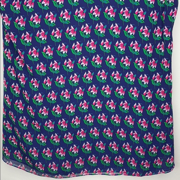 SOLD// Diane Von Furstenburg Floral Blouse - Picture 7 of 8